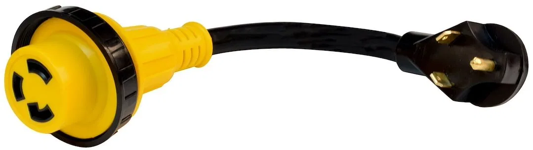 A10-3030DBK – VALTERRA LLC Power Cord Adapter, 30 Amp Male to 30 Amp Female Detachable Black Non Locking Not Waterpro...